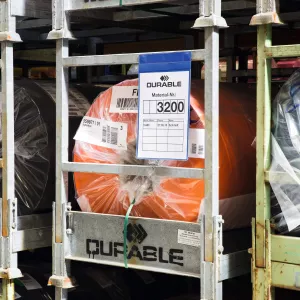 Plastficka Plus A4S extra stark magnet – Blå