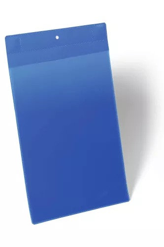 Plastficka Plus A4S extra stark magnet – Blå