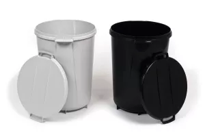 DURABIN LID ROUND 40 – Grå
