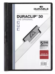 Klämmapp DURACLIP® 30 konsumentfrp – Svart