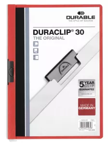 Klämmapp DURACLIP® 30 – Röd
