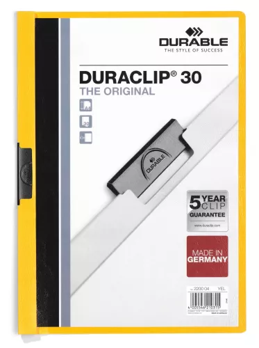 Klämmapp DURACLIP® 30 – Gul