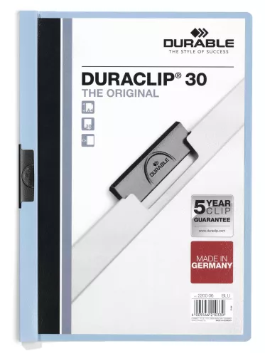 Klämmapp DURACLIP® 30 – Ljusblå