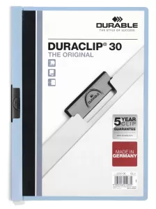 Klämmapp DURACLIP® 30 – Ljusblå