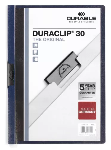 Klämmapp DURACLIP® 30 – Midnattsblå