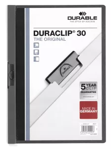 Klämmapp DURACLIP® 30 – Antracitgrå