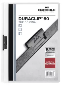 Klämmapp DURACLIP® 60 – Vit