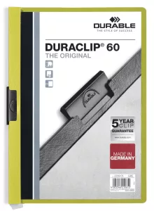 Klämmapp DURACLIP® 60 – Limegrön