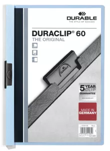 Klämmapp DURACLIP® 60 – Ljusblå