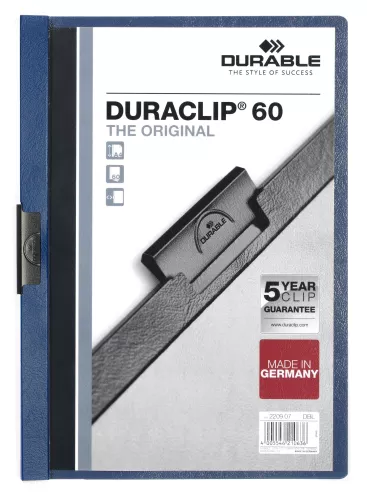 Klämmapp DURACLIP® 60 – Mörkblå