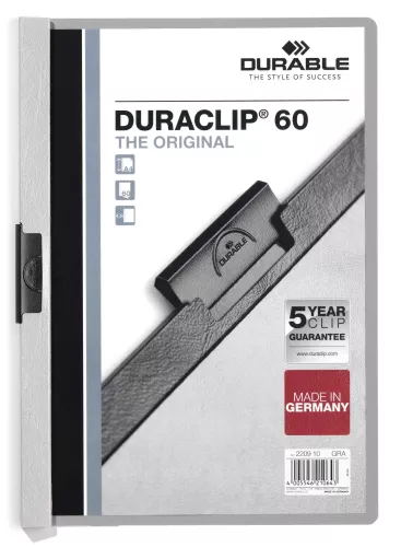Klämmapp DURACLIP® 60 – Grå