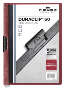 Klämmapp DURACLIP® 60 – Vinröd