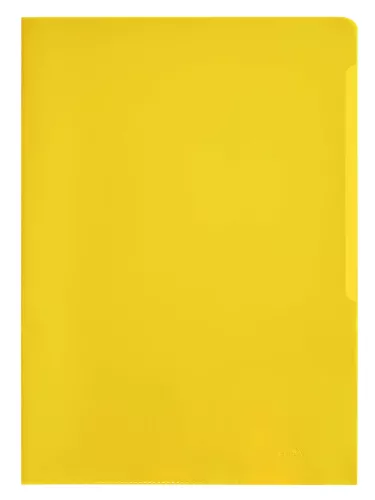 Plastmapp STANDARD A4 PP 100 st – Gul
