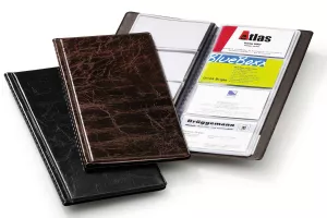 Visitkortsbok VISIFIX® 96 – Brun