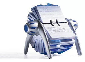 Adresskortssnurra TELINDEX® FLIP VEGAS – Silver