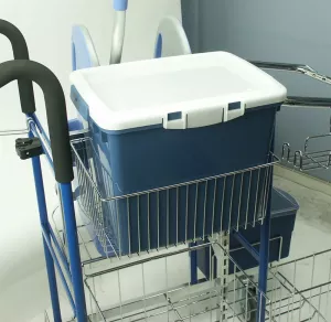 städvagn städa rent korg