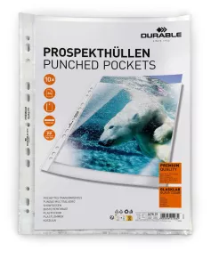 Plastficka för pärm PREMIUM A4 PP 10 st/påse