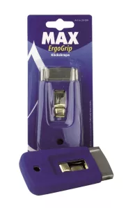 MAX ErgoGrip Klickskrapa – ergonomisk och robust skrapa med klickfäste för effektiv borttagning av smuts, färg och limrester från hårda ytor