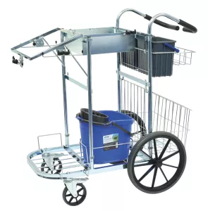 Hylla till Svabbpress MAX Sr – robust tillbehörshylla för städvagn med pressystem