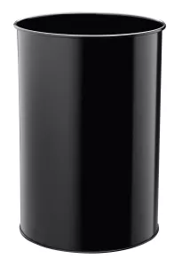 Papperskorg metall rund 30 liter