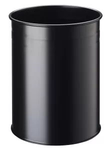 Papperskorg metall rund 15 liter