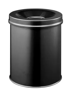 Papperskorg SAFE 15 – Svart