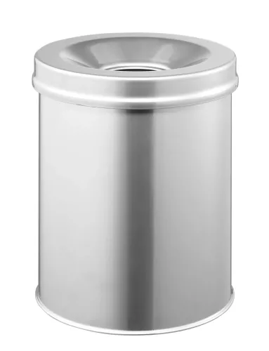 Papperskorg SAFE 15 – Silver
