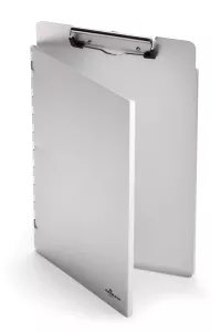 Skrivplatta aluminium med omslag  A4