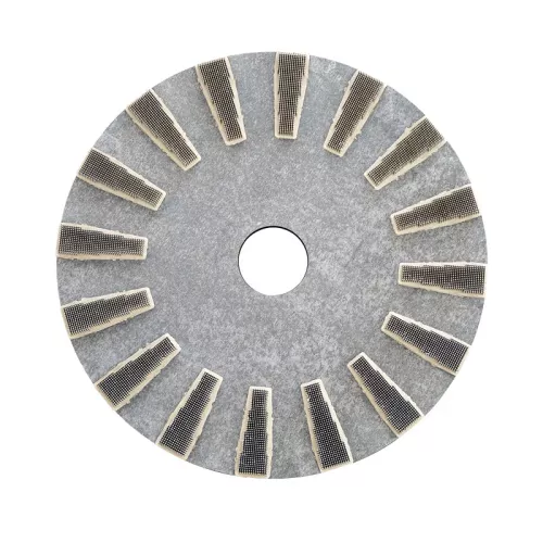 3M Diamond Floor Brush 14'' 1000 Series – diamantinbunden rondell för djupgående rengöring och polishfri golvunderhåll