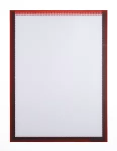 Dokumentficka  A4 magnetisk 5 st/frp – Röd