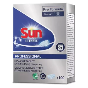 Sun Pro Formula Classic diskmaskinstabletter – 100 st effektiva maskindisktabletter för professionell användning