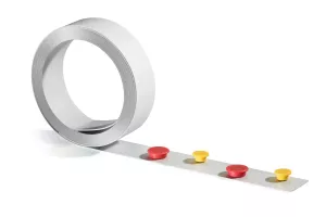 Självhäftande magnettejp 5 m