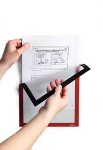 Magnetram DURAFRAME® MAGNETIC A4 – Röd