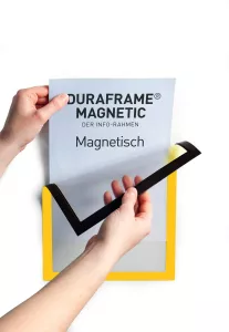 Magnetram DURAFRAME® MAGNETIC A4 – Gul