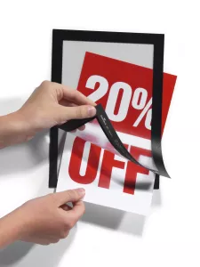 Inforam självhäftande DURAFRAME® A5 storpack – Svart