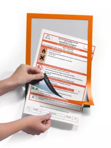 Inforam självhäftande DURAFRAME® A4 – Orange