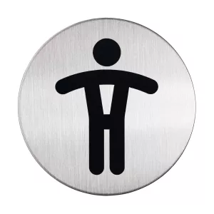 Symbolskylt WC herr
