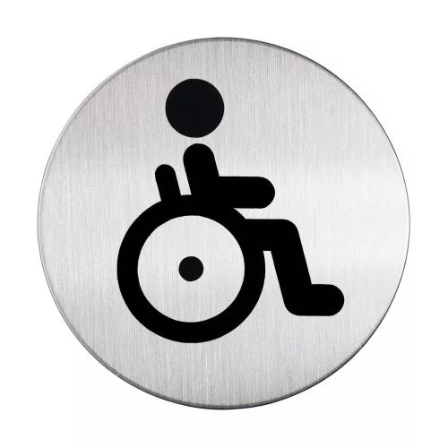 Symbolskylt WC handikapp