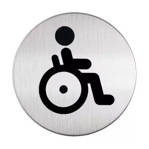 Symbolskylt WC handikapp