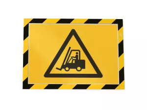 Inforam självhäftande DURAFRAME® SECURITY A4 – Gul/Svart