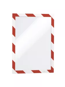 Inforam självhäftande DURAFRAME® SECURITY A4 – Röd/Vit