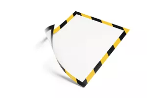 Magnetram DURAFRAME® MAGNETIC SECURITY A4 – Gul/Svart