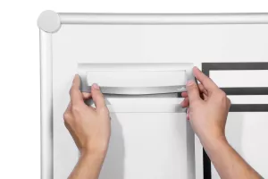 Magnetram DURAFRAME® MAGNETIC TOP för A3 – Silver