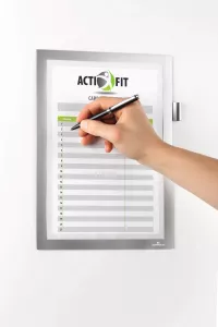 Inforam självhäftande DURAFRAME® NOTE A4 – Silver