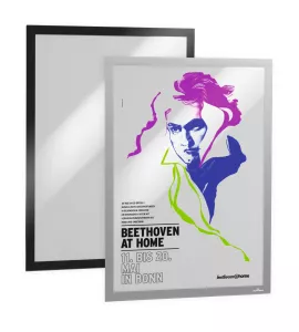 Inforam DURAFRAME® POSTER A2 – Svart