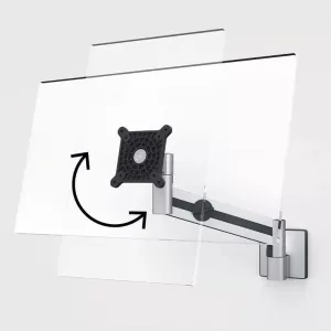 Skärmhållare PRO med arm för 1 skärm, väggfäste