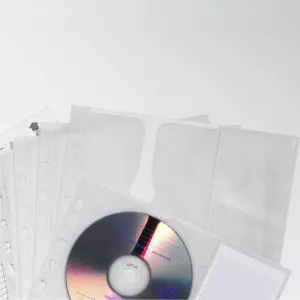 Pärmficka för CD/DVD  A4 COVER M med etikett
