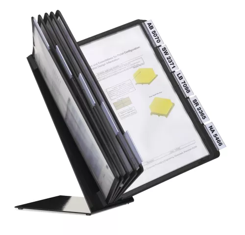 Blädderpanelsystem VARIO® TABLE 10 – Svart