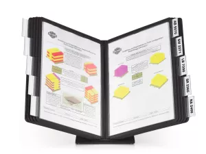 Blädderpanelsystem VARIO® TABLE 10 – Svart