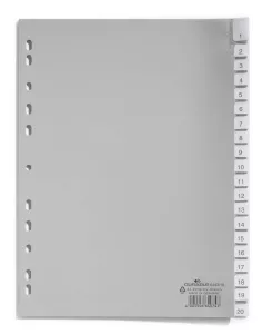 Register pp 1-20, A-Z, insticksflikar